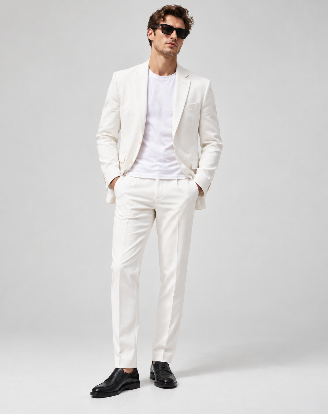 GUALA Off-White Tailored Men's Blazer