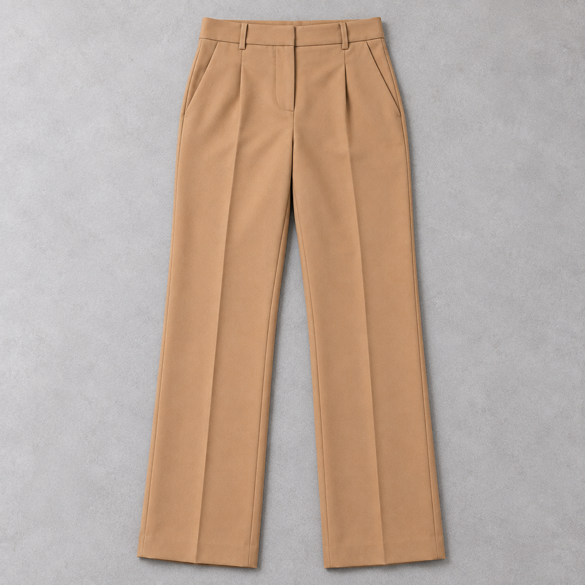 GUALA Women's Camel Tan Wide-Leg  Trousers