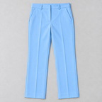 GUALA Women's Sky Blue Tailored Trousers