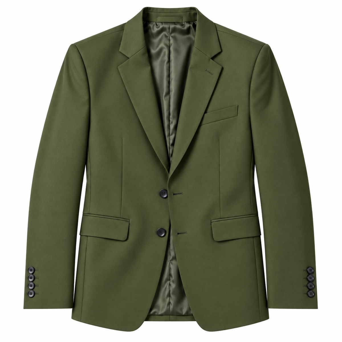 GUALA Olive Green Tailored Men's Blazer