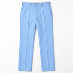 GUALA Men's Royal Ice Blue Modern Slim-Fit Trouser Suit