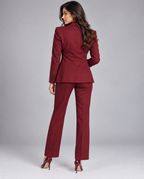 GUALA Deep Maroon Tailored Blazer