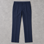 GUALA Men's Midnight Navy Slim Fit Trousers