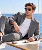 GUALA Charcoal Grey Tailored Men's Blazer