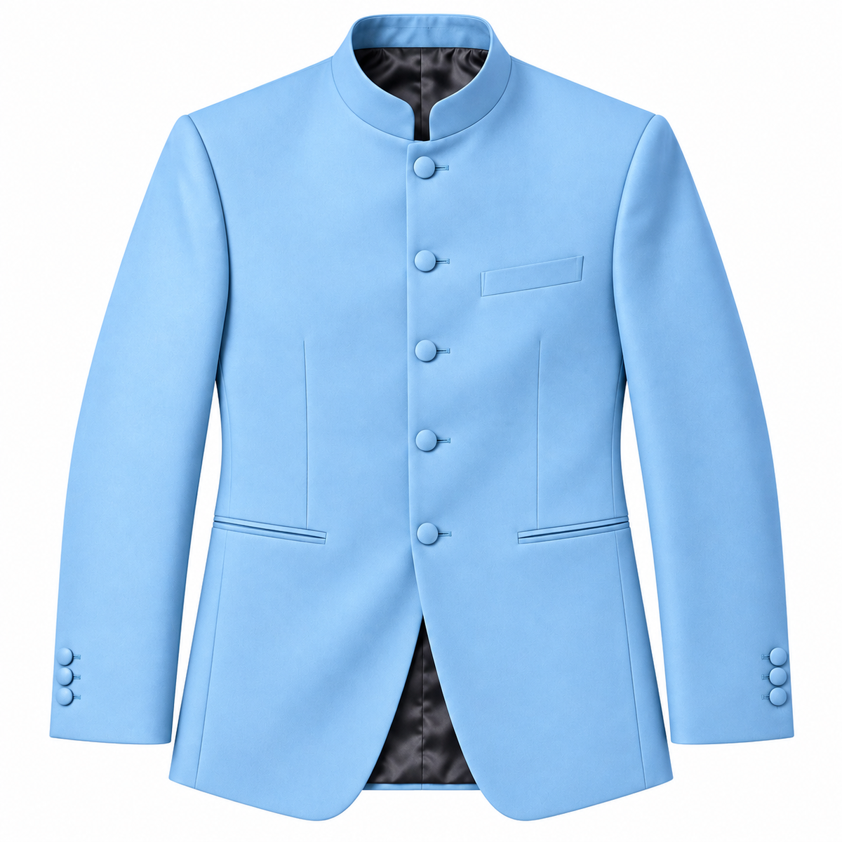 GUALA Sky Blue Tailored Jodhpuri Suit