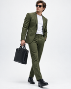 GUALA Olive Green Tailored Men's Blazer