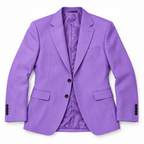 GUALA® Men's Voilet Colour Tailored Single-Breasted Blazer