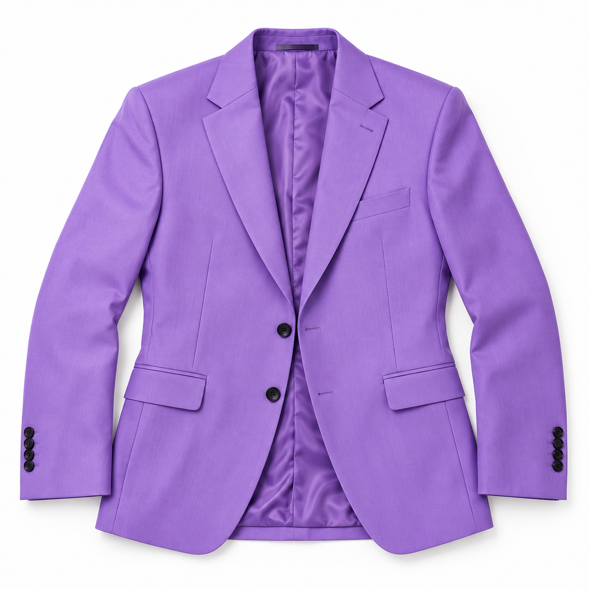 GUALA® Men's Voilet Colour Tailored Single-Breasted Blazer