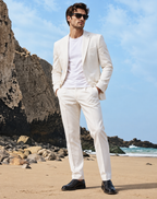 GUALA Off-White Tailored Men's Blazer