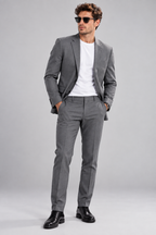 GUALA Charcoal Grey Tailored Men's Blazer