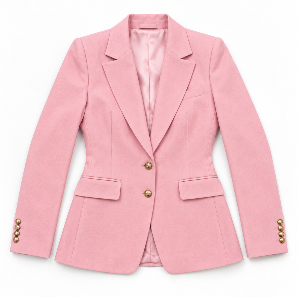 GUALA Women's Light Pink 4-Piece  Power Suit Set