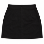 GUALA Women's Royal Black Tailored Blazer & Side-Slit Skirt Set