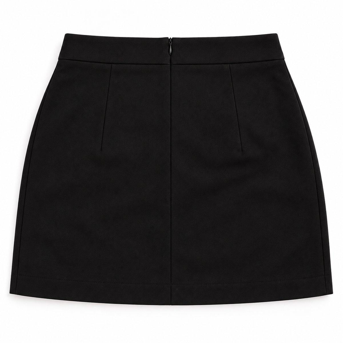 GUALA Women's Royal Black Tailored Blazer & Side-Slit Skirt Set