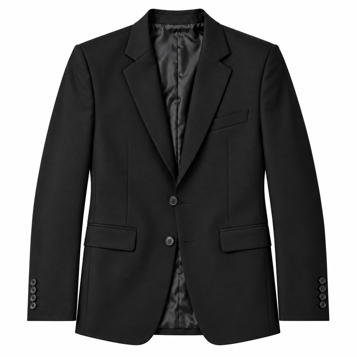 GUALA Jet Black Tailored Men's Blazer