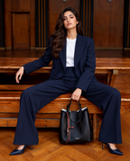 GUALA Midnight Navy Structured Blazer