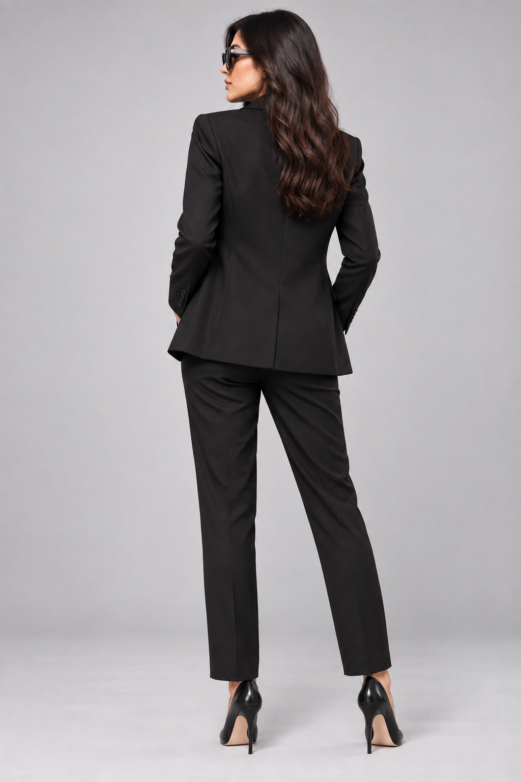 GUALA Jet Black Tailored Blazer