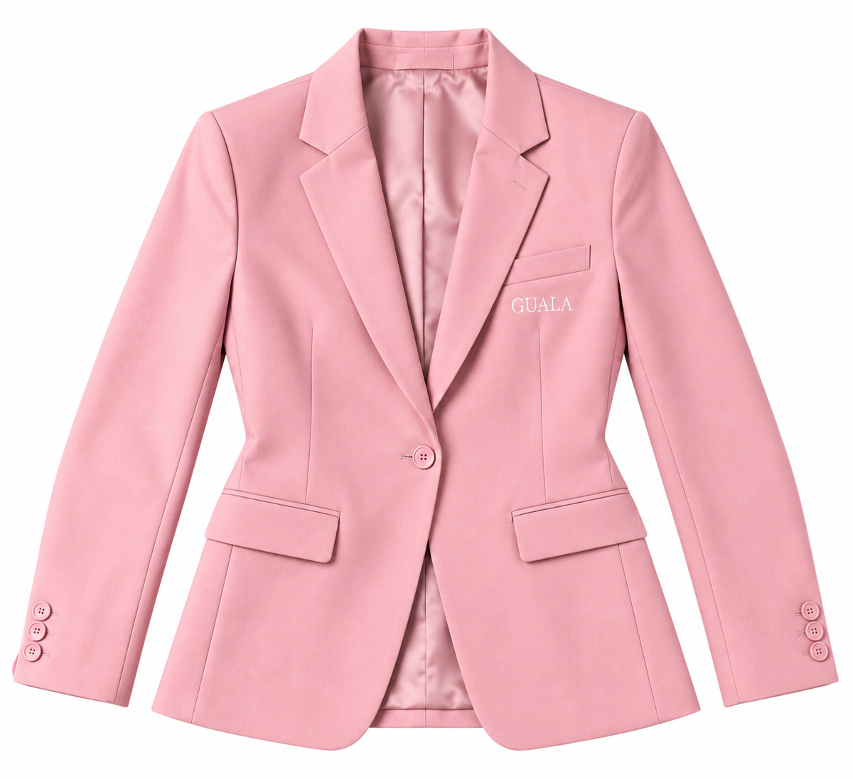 GUALA Pastel Pink Tailored Blazer