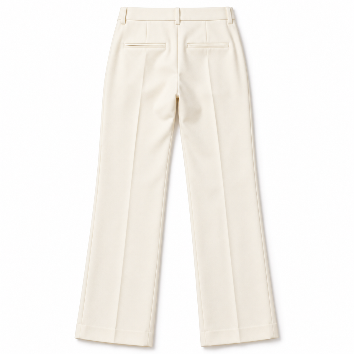 GUALA Women's Off-White Wide-Leg Trousers