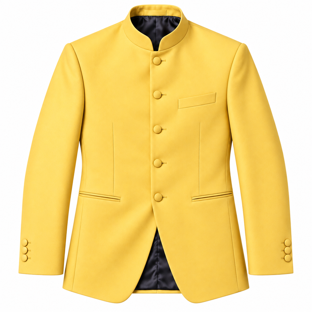 GUALA Golden Yellow Tailored Jodhpuri Suit