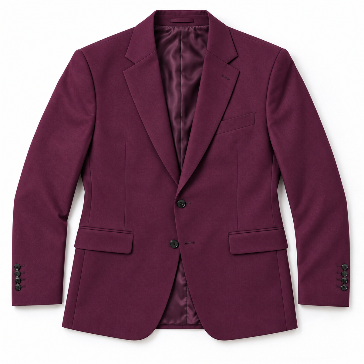 Guala Men’s Deep Plum Tailored Suit Blazer