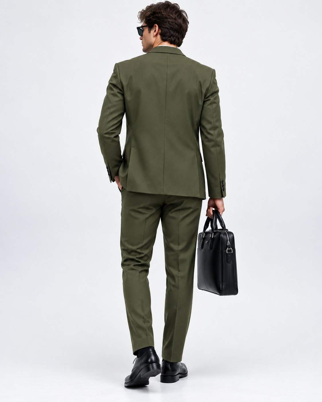 GUALA Olive Green Tailored Men's Blazer