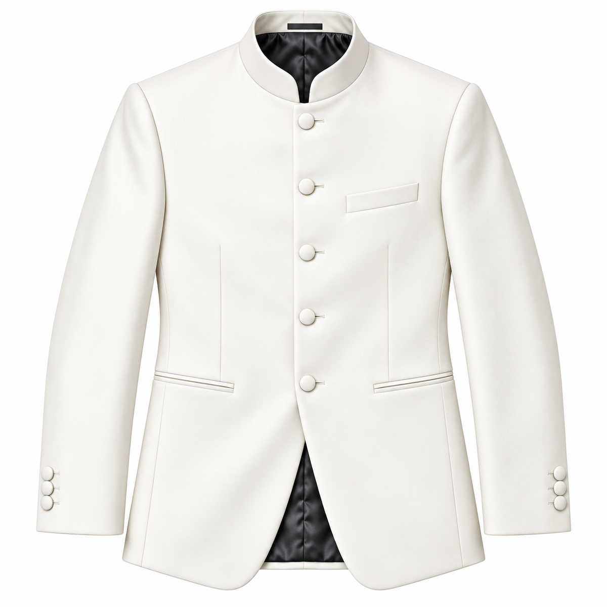 GUALA Off-White Tailored Jodhpuri Suit