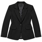 GUALA Jet Black Tailored Blazer