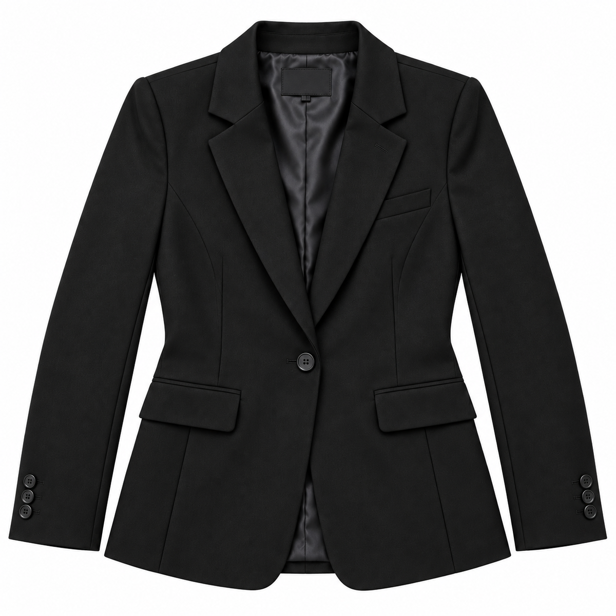GUALA Jet Black Tailored Blazer