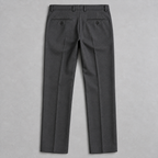 GUALA Men's Charcoal Grey Slim Fit  Trousers