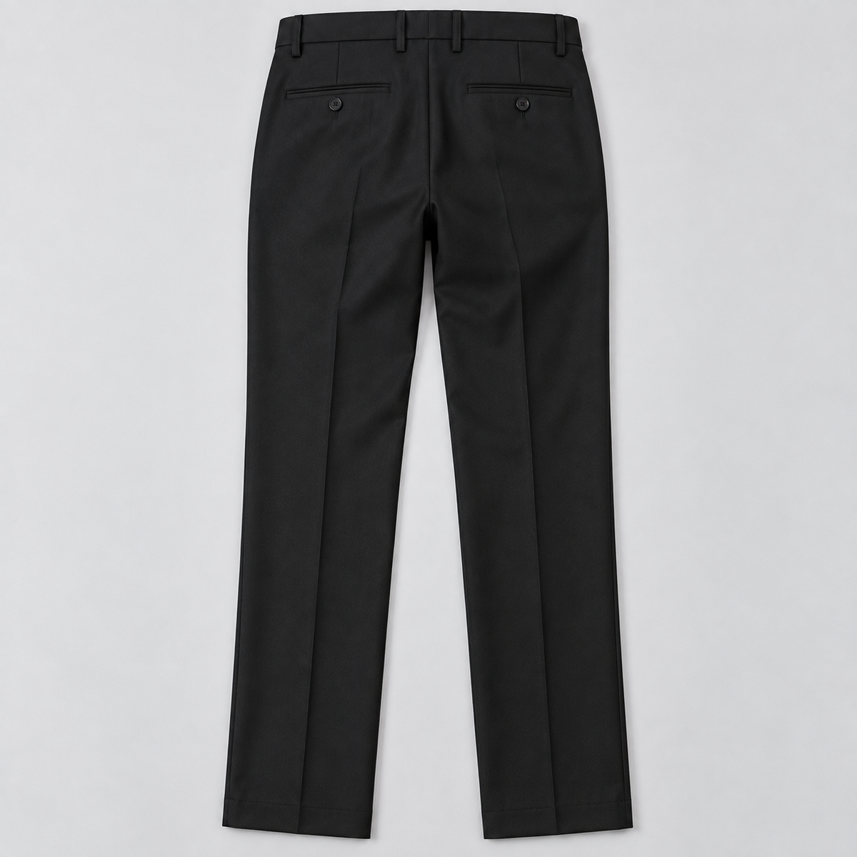GUALA Men's Classic Black Slim Fit  Trousers
