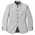 GUALA Light Grey Tailored Jodhpuri Suit