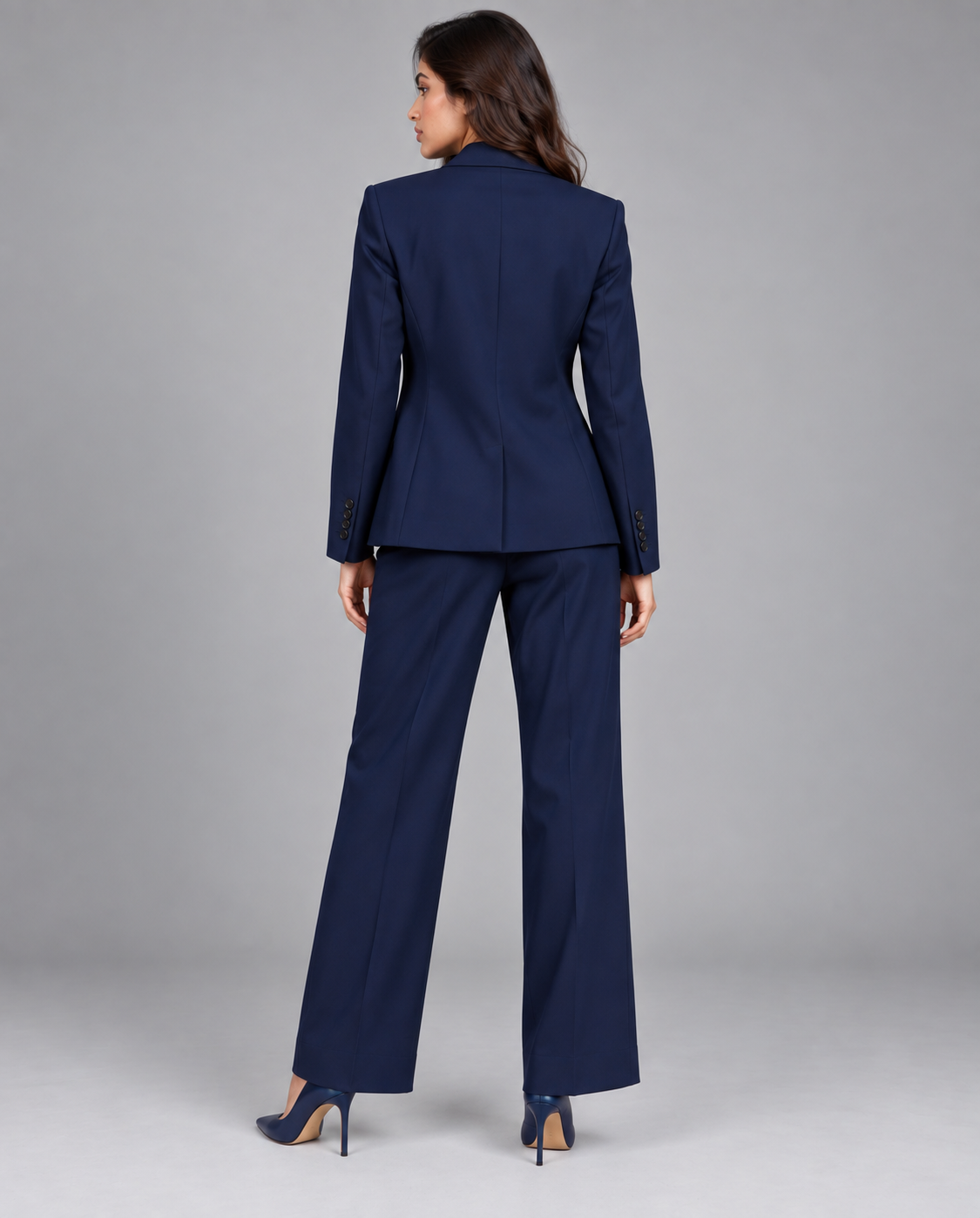 GUALA Midnight Navy Structured Blazer