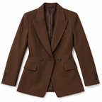 GUALA Women's Chocolate Brown 3-Piece Bespoke Trouser Suit