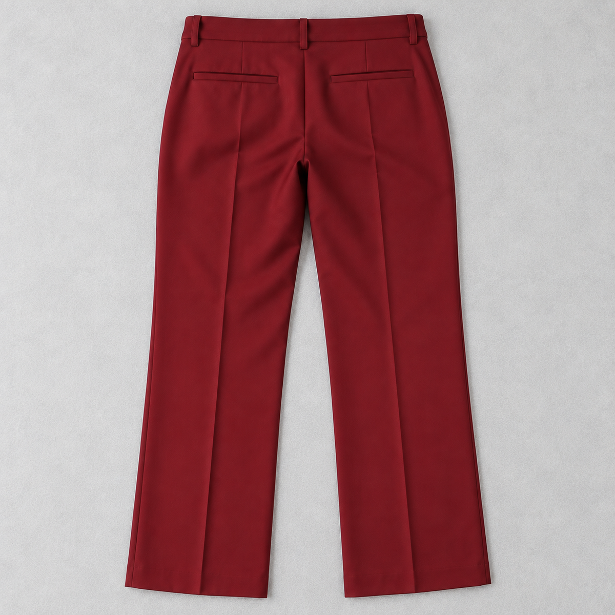 GUALA Women's Crimson Red Wide-Leg Trousers
