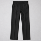GUALA Men's Classic Black Slim Fit  Trousers