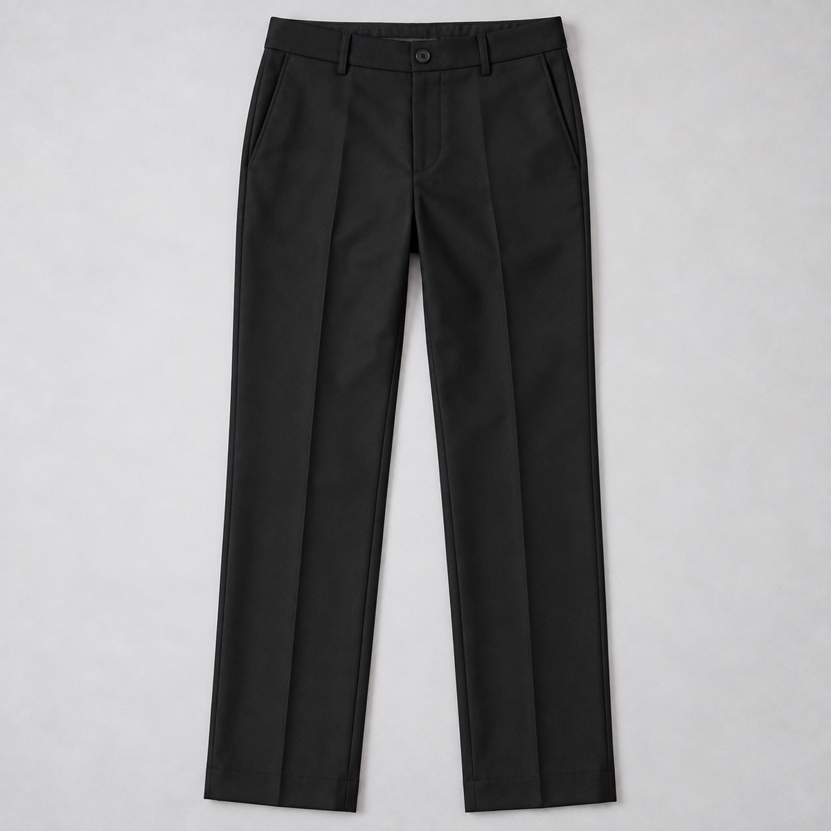 GUALA Men's Classic Black Slim Fit  Trousers
