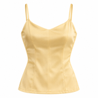GUALA Women's Diamond Embellished Pastel Yellow 3-Piece Suit