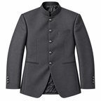 GUALA Charcoal Grey Tailored Jodhpuri Suit