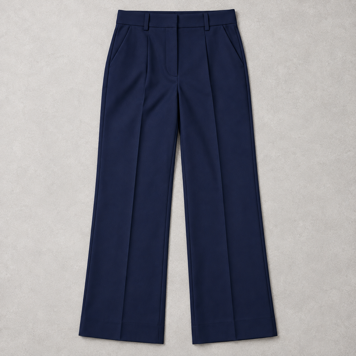 GUALA Women's Midnight Navy Wide-Leg Trousers